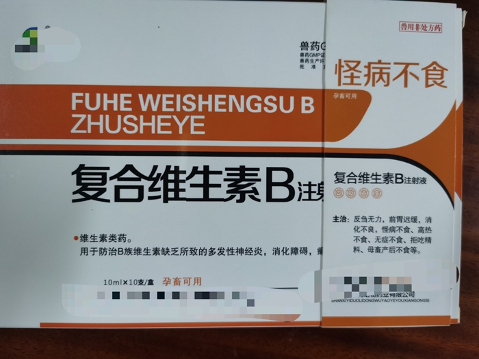 復合維生素B注射液--用于多發(fā)性神經(jīng)炎，消化障礙，癩皮病，口腔炎等
